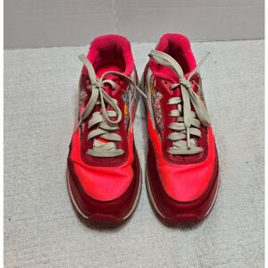 Women's Fila Red & Pink Sneakers US 4